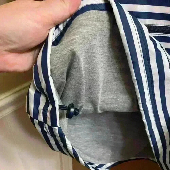 Charles River Apparel Women’s Size XXL Chatham Anorak Striped Navy White Jacket - Picture 13 of 14